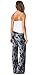 Popana Palazzo Pants for Women Casual Summer Wide Leg Beach Pants Plus Size Made in USA X-Large Gray Damask