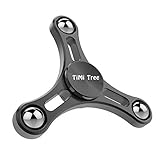 KOMVOX Jr. 2 IN 1 Fidget Spinner Metal Finger Spinning Top Brass Wheel for EDC, ADHD, Anxiety and Pressues Relief (Gold Set)