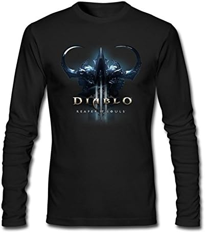 FRUN Men's Diablo III Reaper of Souls Game Long Sleeve T-Shirt