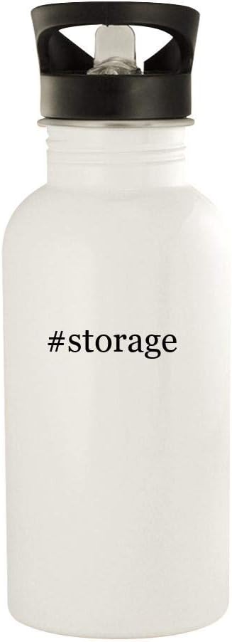 #storage - 20oz Stainless Steel Water Bottle, White