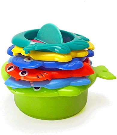 MONOMONO-6pcs Animals Colorful Float Water Summer Baby Bath Swimming Educational Toys
