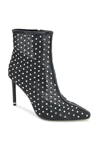 Kenneth Cole New York Women's Quincy Fashion Boot, Black MESH, 11