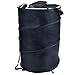 Pop Up Laundry Hamper-Collapsible Nylon Bag with Carrying Straps and Zipper for Dorm, Apartment by Lavish Home (Black) by Lavish Homey Lavish Home