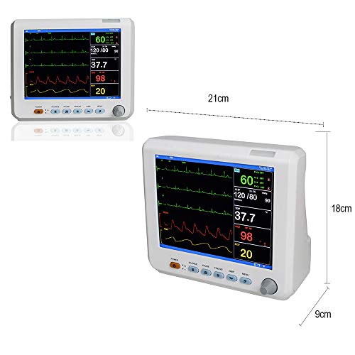 8 Inch LCD Screen Patient Monitor Vital Sign 6 Parameter - Thumbnail 6