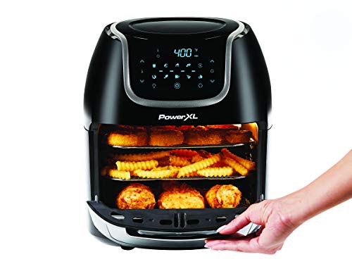 PowerXL 10 QT Vortex Air Fryer Pro Oven, Digital Black - Image 3