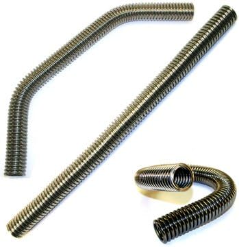 Flexible Stainless Steel Radiator Hose, 1' Long, Black