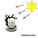 Zehui Trade Halloween Solar Powered Swinging Ghost Toys with Pumpkin and Skull Holiday Dancing Moving Monster Decoration