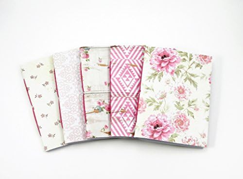 Pink Floral Travelers Notebook Inserts - Available in Ten Sizes including Standard, B6 and Personal