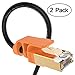 VANDESAIL Ethernet Cable 15 FT, 2Pack Strengthened Premium CAT7 Patch Cable RJ45 Shielded SSTP LAN Network Cord Gold Lead for Switch/Router/Modem/Patch Panel (15ft)