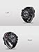 WEIDE Multi-functional Waterproof Men's Boys LED Digital Analog Dual Time Display Sports Wrist Watch (Black).