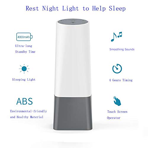 Smart Sleep Soother Baby Rest Night The Sleep MiracleTherapy Machine Baby Soft Music with App Control Training Clock for Kid White Noise Sound Shhh Machine Help Sleep Monitor Gift