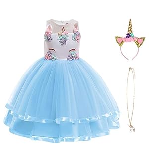Comprar Disfraz Princesa Unicornio Niña Vestidos Unicornio para Fiesta, Boda, Cumpleaños - Tiendas Online - Envíos Baratos o Gratis