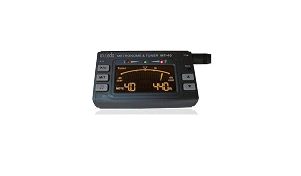 Amazon Com Musedo Mt 40 Guitar Tuner Electronic Digital 3in1 Violin Tuner Metronome Tone Musical Instruments