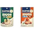 Bundle of PLANTERS Nut Duos Peppercorn Pistachio & Parmesan Cashews, 5 Oz Bag + Ranch Almonds & Buffalo Cashews, 5 Oz Bag