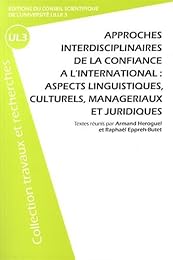 Approches interdisciplinaires de la confiance à l'international