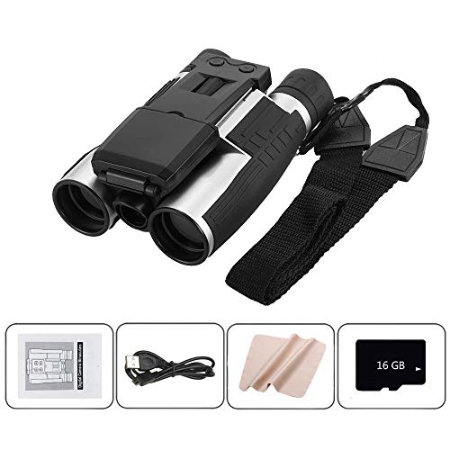 Camonity 5M 2" LCD 16GB Digital Binocular with Camera 12X Zoom Video