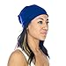 Grace Eleyae GE Women's Satin Lined Sleep Cap Slap Silky Beanie Soft Smooth & Stylish Hair Care Hat (Royal Blue)