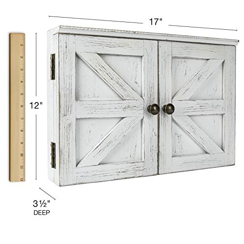 Excello Global Products Wooden Rustic Chalkboard 12" x 17" Wall Mounted Entryway