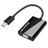 VicTsing USB to VGA Adapter, USB 3.0 to VGA Adapter up to 1080P External Video Card Multi Monitor Adapter Converter for Windows, Mac
