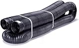 Flex-Drain 52011 Flexible/Expandable Landscaping Drain Pipe, Solid, 4-Inch by 50-Feet