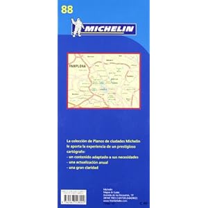 Pamplona City Plan: Plano E Indice (Michelin City Plans)