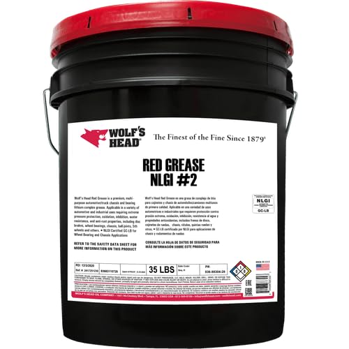 Wolf's Head Red Grease NLGI #2 (836-88304-28) 35