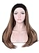 OneDor Mix Long 3/4 Women's Wigs Hairpiece Straight Hair Piece with Headband (L10-124)