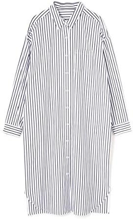 Amazon エヌ ナチュラルビューティーベーシック N Natural Beauty Basic ストライプシャツワンピース ネイビーストライプ1 M ワンピース チュニック 通販