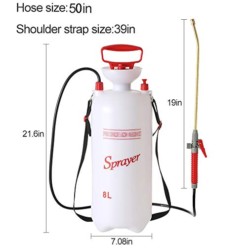 Gardening ITISLL Garden Pump Sprayer Portable Yard & Lawn Sprayer with