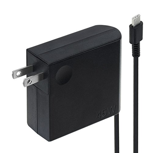 45W USB-C Laptop Charger, USB C Power Adapter Compatible with New MacBook Pro, USB C Power Supply Compatible with Lenovo Yoga 720, Yoga 910 Miix 720 Thinkpad X1 Tablet, HP,DELL,ASUS and More Type c