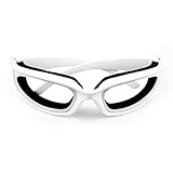Delidge Premium Tear Free Eye Endurance Onion Goggles for Home Household Kitchen Use, White