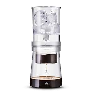 Amazon.com: Soulhand - Cafetera de goteo de hielo con tasa ...