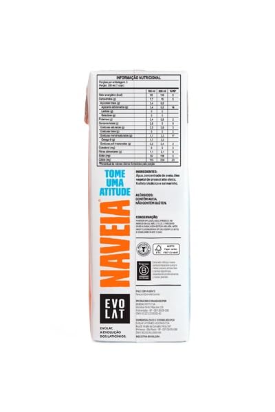Naveia Pack 12x Leite Vegetal de Aveia Original 1L - Vegano, Sem Lactose e Sem Glúten