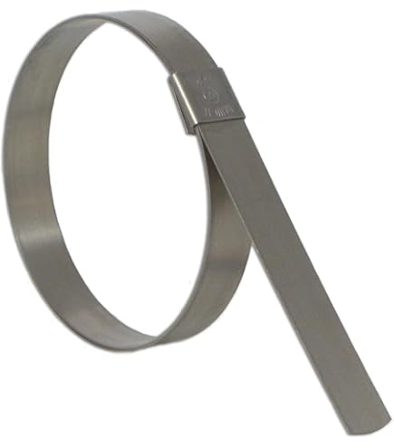 Dixon F Series Steel Center Punch Band Clamp, Pre-Formed, 6