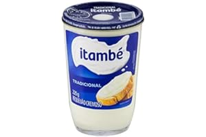 Requeijão Itambé by Brazilian Corner | Itambe Cream Cheese Spread 7.05oz with Mozzarella Cheese | Requeijao Tradicional Cremoso com Queijo Mussarela 200g (200g [1 PACK])