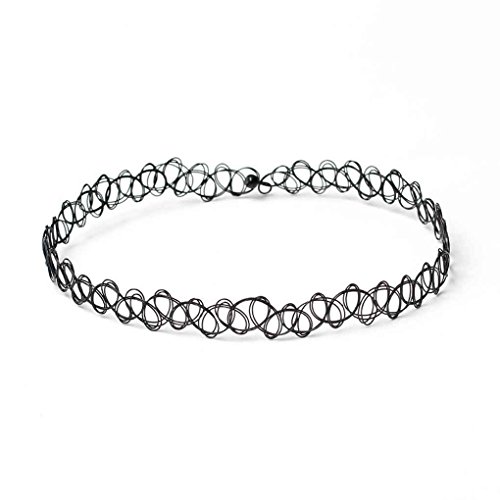 Beaums-Collana-8pcs-sexy-nero-punk-Velvet-Lace-Choker-della-collana-del-collare-di-Chocker