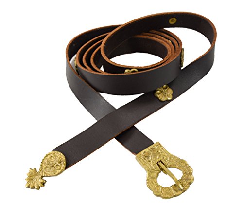 Viking Belt with Brass Studs