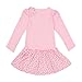 Frogwill Girls Masha and Bear Long Sleeve Skirt Casual Dress Dot Printed