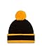 New Era NFL Pittsburgh Steelers Team Relation Knit Beanie, One Size, Black