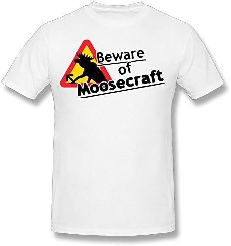 Guiwan Men's MooseCraft Art Logo T-shirt Apparel