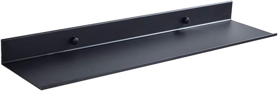 Yardwe Schwarz Schwimmende Wandregale Bad Regal Wandhalterung Regale