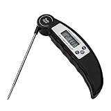 Digital Instant Read Meat Thermometer For Grill And Kitchen Food Cooking. Best Ultra Fast Digital Kitchen Probe. with Calibration & Foldable Probe for Food Baking Liquid Meat BBQ Grill Smokers