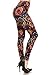 Leggings Depot REG/PLUS/3X5X Popular Best Holiday Christmas Printed Women Fashion Leggings (Plus Size (Size 12-24), Jubilant Paisley)