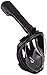 Snorkel Mask 180 GoPro Compatible Snorkel Mask- Full Face Breathing Design See More With Larger Viewing Area Than Traditional Masks. [Bonuses] Cell Phone Universal Waterproof Case (Dry Bag) and Anti-Fog wipes