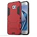 Lrker Phone Case for Asus Zenfone V V520KL, Kickstand Shock Absorption Fall Drop Proof Full Protection Hybrid Tough Armor Cover Red