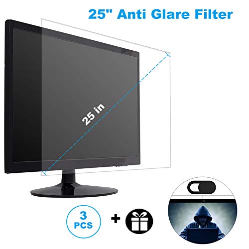 25 inch Monitor Anti Glare Screen Protector fit Diagonal Size 25 inch 16:9 Widescreen Desktop Monitor