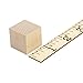 Craftparts Direct 1-Inch Wooden Craft Blocks, 100-Pack Unfinished Birch Cubes for DIY, Educational Projects, Model Building, Paintable, Smooth & Splinter-Free