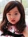 QandSweet Baby Girl's Long Hair Wig Child Curly Hair Wigs for Little Girl and Kids Take Photo Cosplay (Dark Brown, 44-48CM)