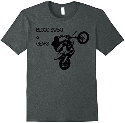 Mens Dirtbike enthusiast motocross T shirt XL Dark Heather