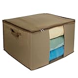 Richards Homewares Cedar Storage Bag- Extra Large - Breathable Canvas - Easy View Top Panel